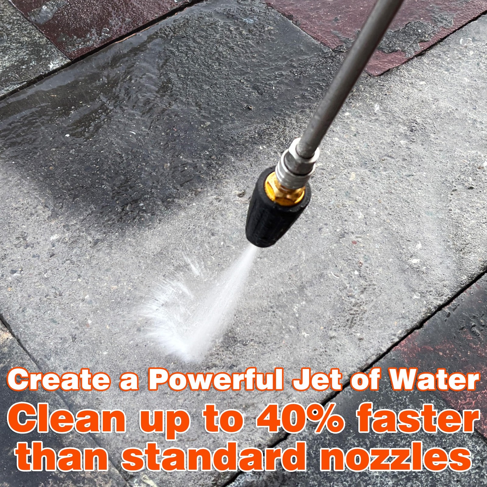 Quick Connect Turbo Nozzle Universal For Cold Water Pressure Washer 2500 PSI