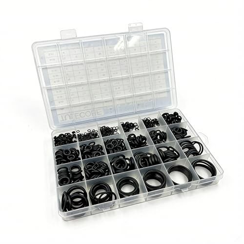 Universal Metric Nitrile Rubber(NBR) O Ring Assortment Kit for 20 Size 1020 Pcs
