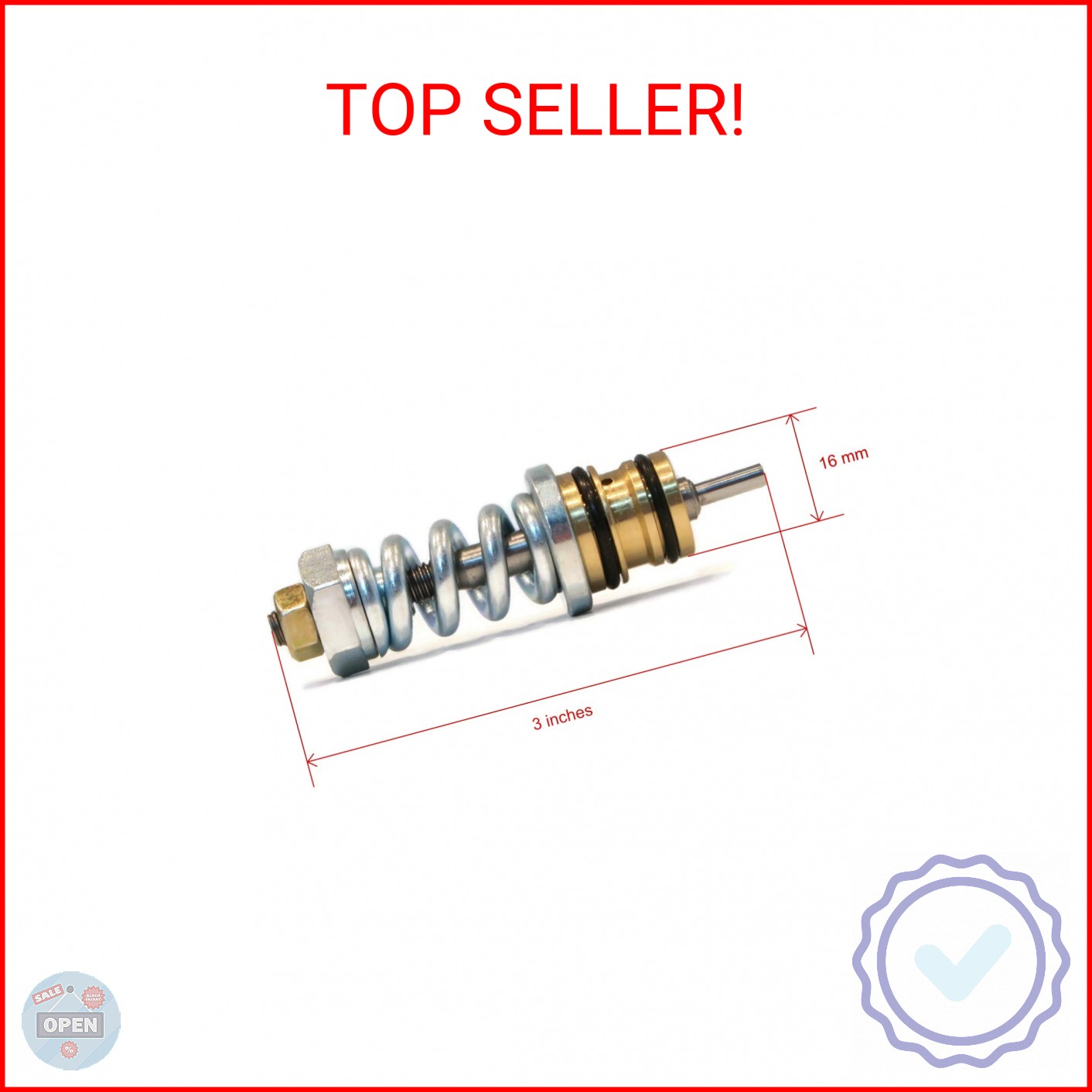 Himore Unloader Valve fits Many Sears Craftsman & Generac Pressure Washer Pumps