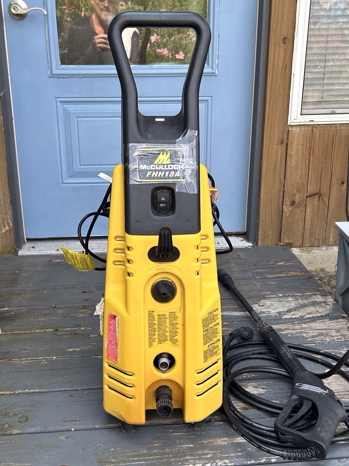 McCulloch Electric Pressure Washer FHH18A Tested No Leaks