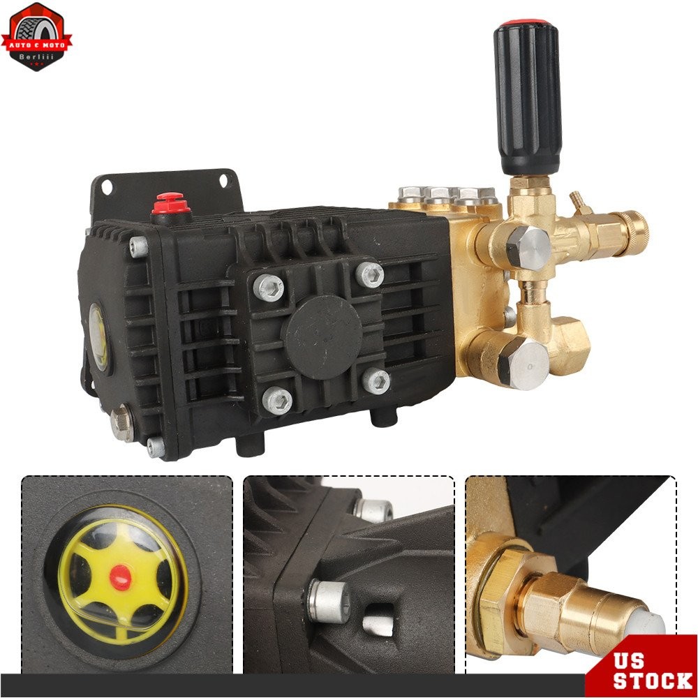NEW G: 3000 psi at 4 US gpm, 9 hp at 3400 rpm 1-in Shaft Pressure Washer Pump