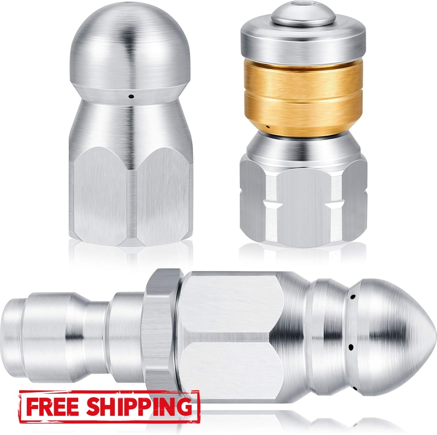 Boquilla de chorro con botón giratorio y diferentes modelos, hasta 5000 Psi, NEW