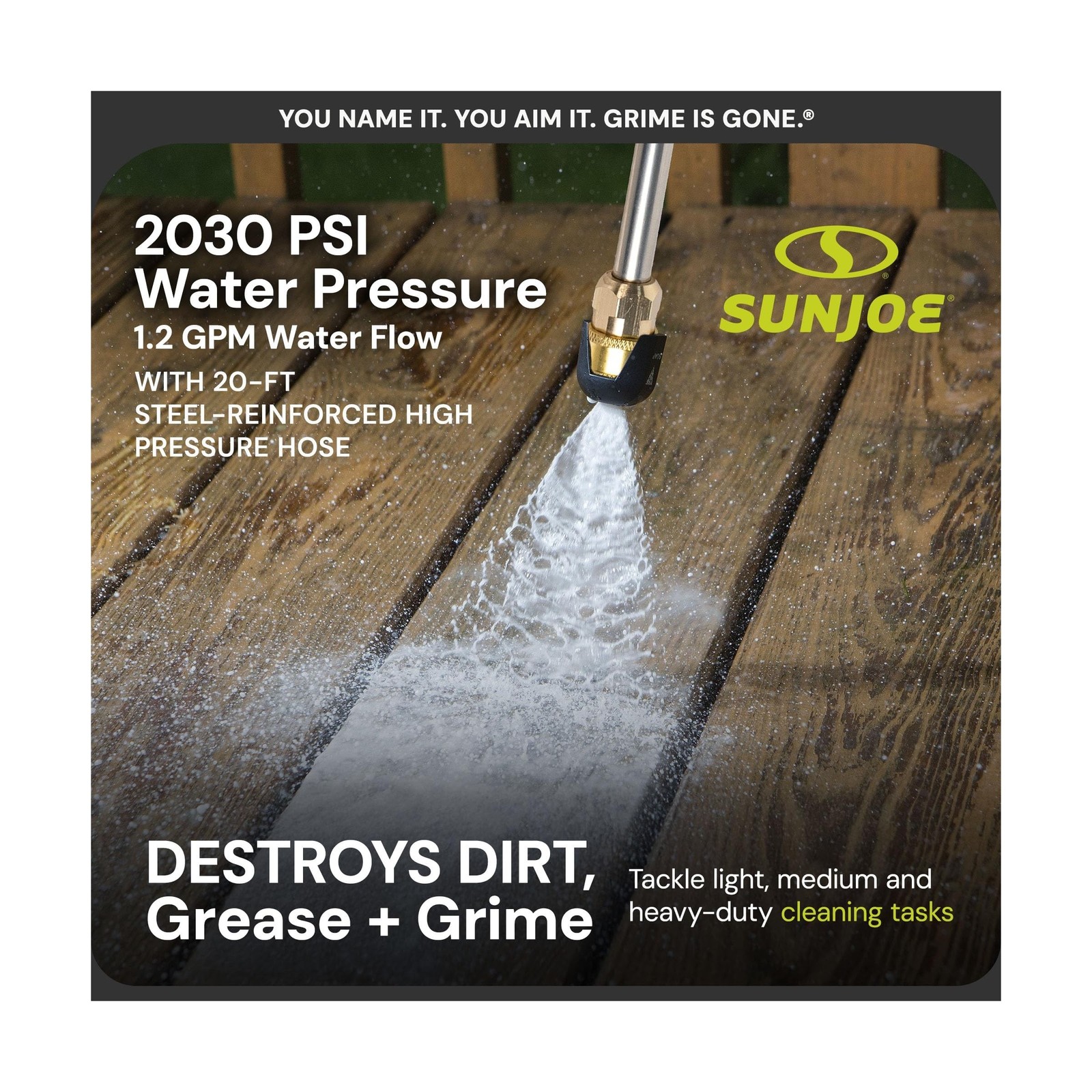 Sun Joe Electric Pressure Power Washer w/Dual Soap Tanks, 2350 PSI (PWMA Cert…