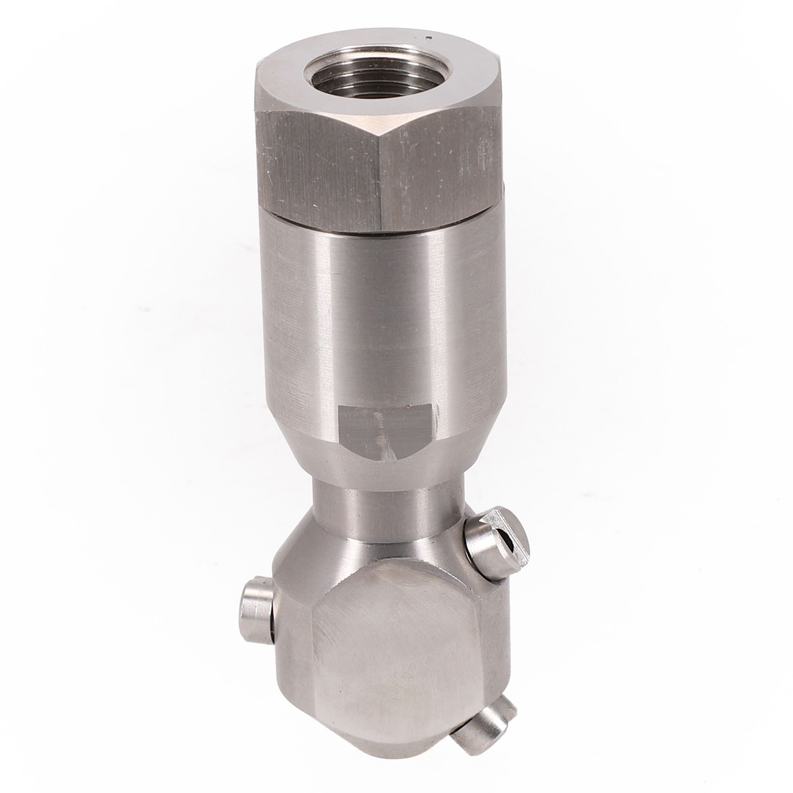 Efficient Spray Nozzle with 360 Degree Rotation for Metal Tank Cleaning