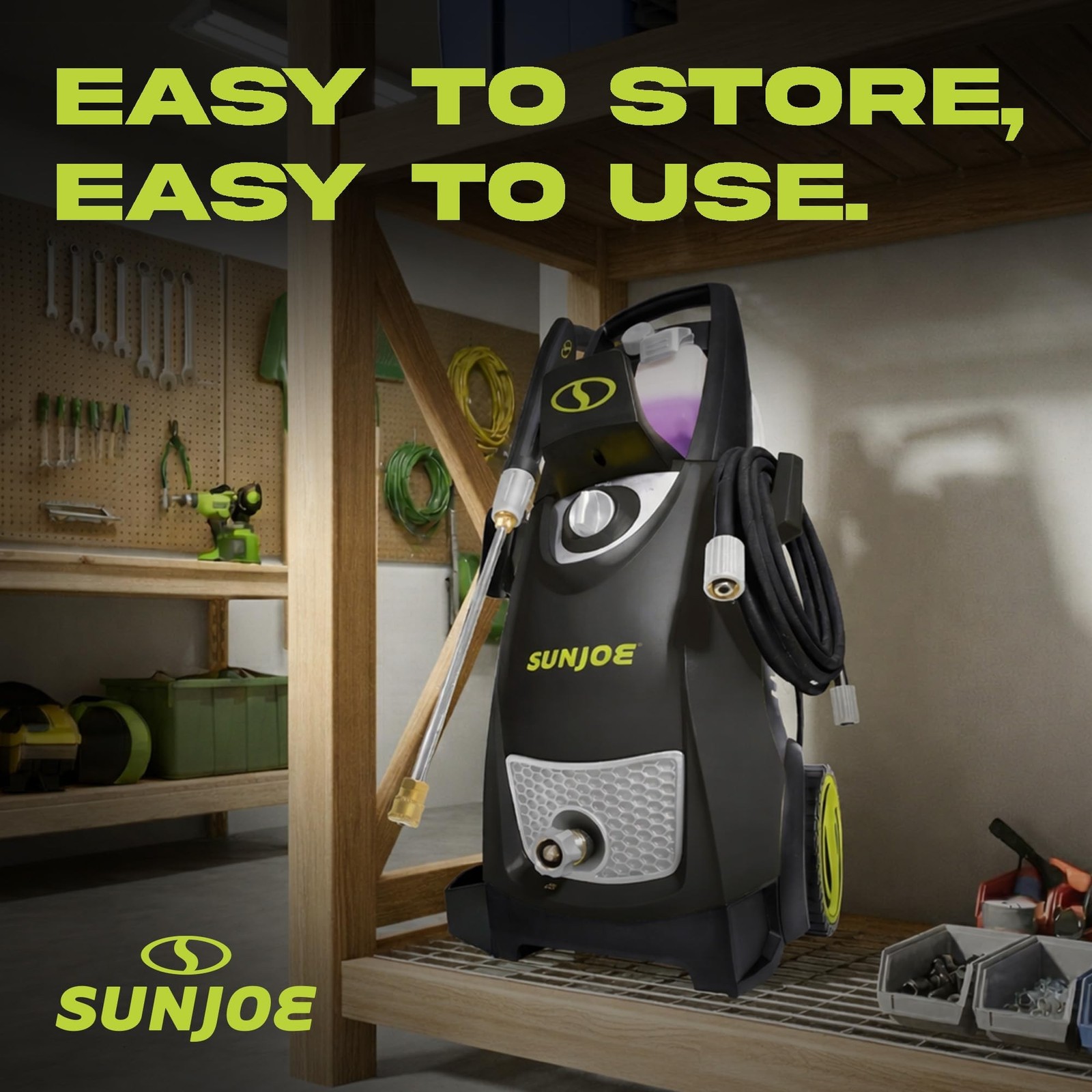 Sun Joe SPX3000 Electric Pressure Washer 2030PSI 1.76GPM Heavy-Duty 20ft Hose