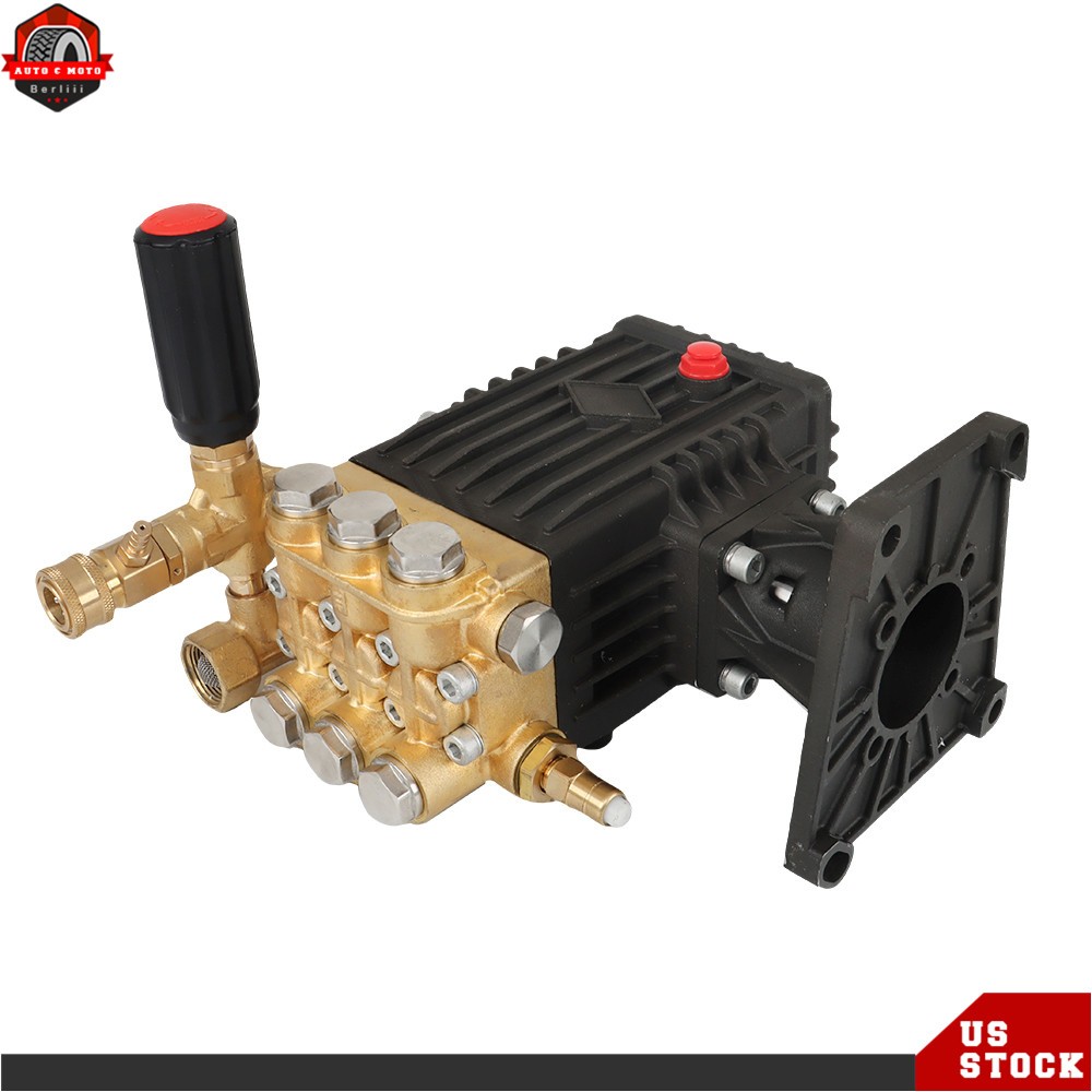 NEW G: 3000 psi at 4 US gpm, 9 hp at 3400 rpm 1-in Shaft Pressure Washer Pump