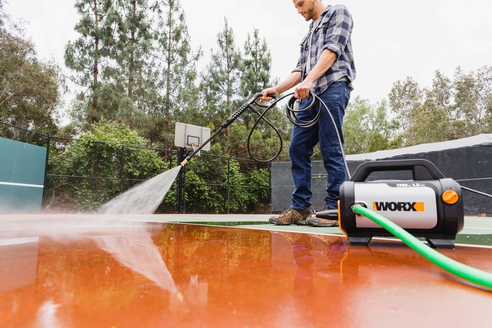WG602 WORX 13 Amp 1700 PSI Electric Pressure Washer (1.2 GPM)