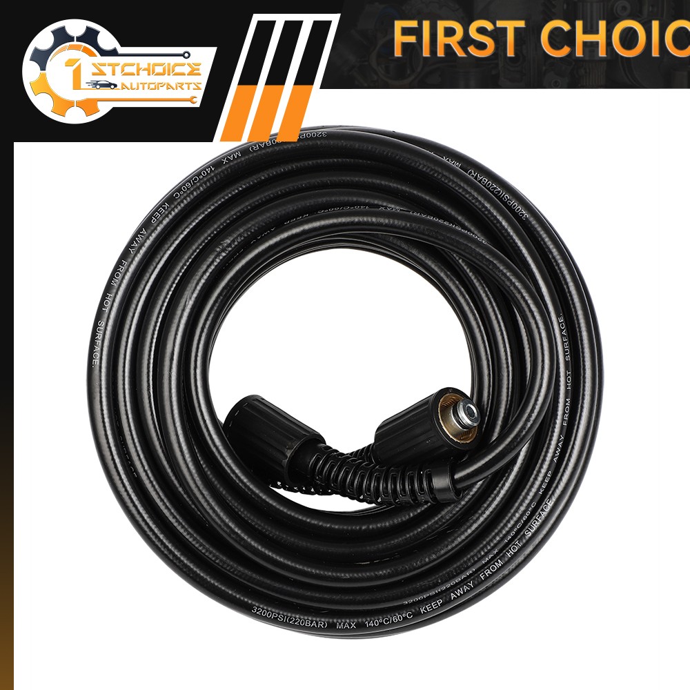50FT 3200psi Replacement High Power Pressure Washer Hose 3/8″ M22-14mm