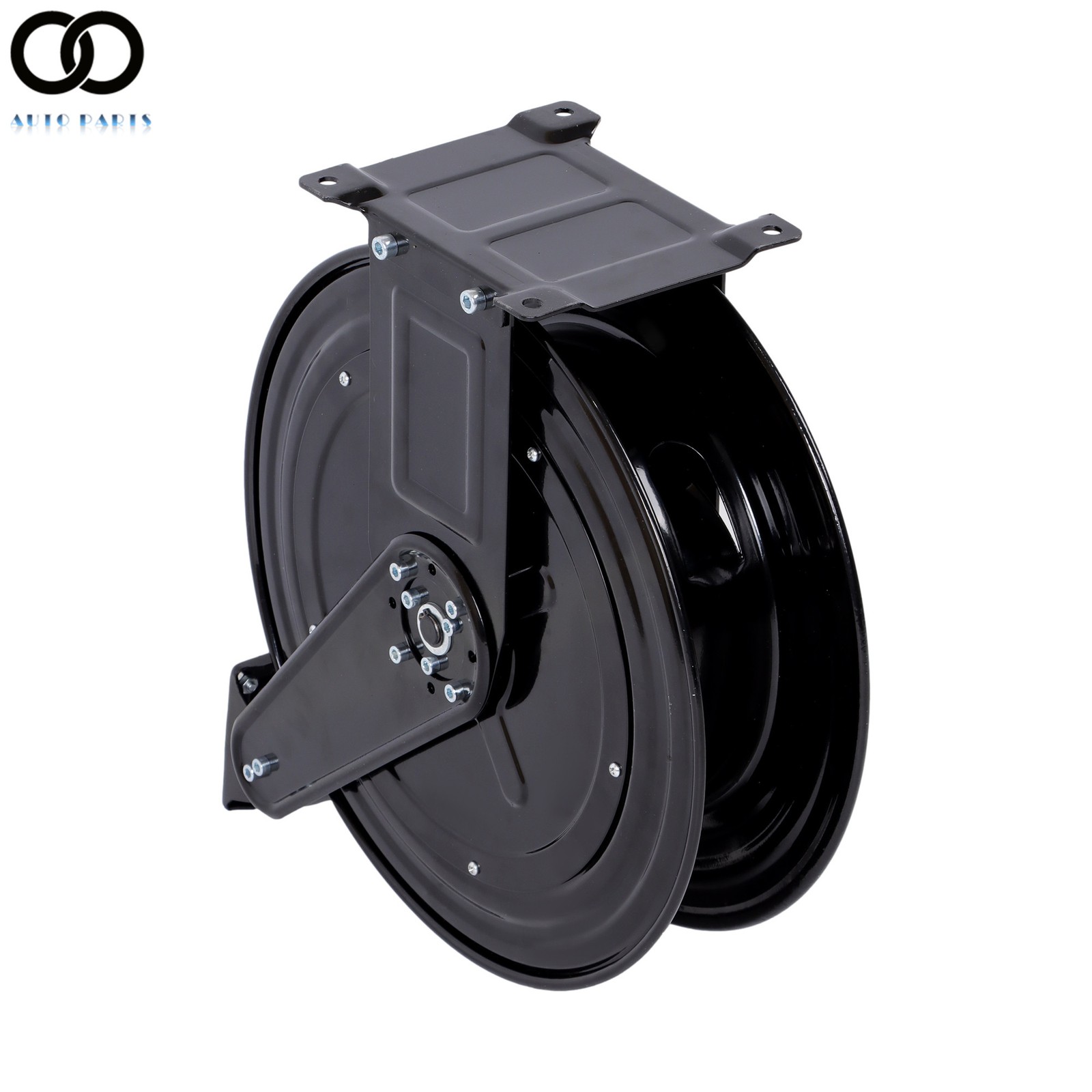 3/8″×50 FT Steel High Pressure Washer Hose Reel with Swivel Arm 4000 PSI