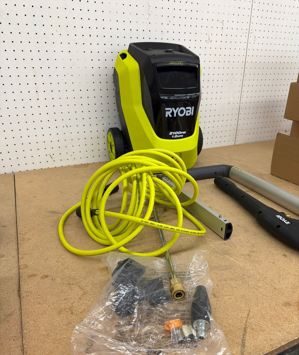RYOBI 2100 PSI 1.2 GPM Cold Water Corded Electric Pressure Washer with Foamer
