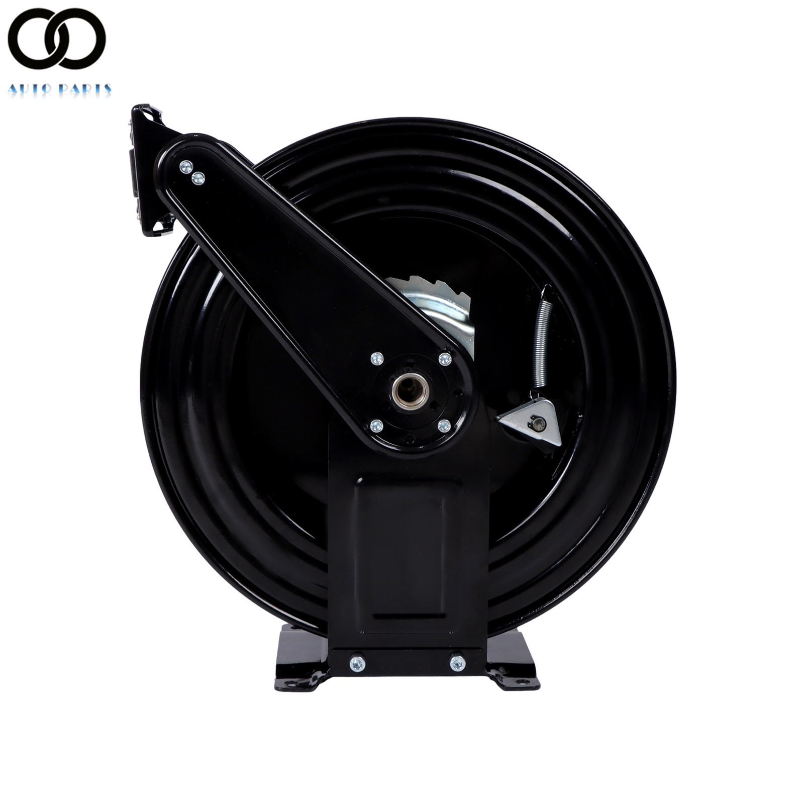 3/8″×50 FT Steel High Pressure Washer Hose Reel with Swivel Arm 4000 PSI