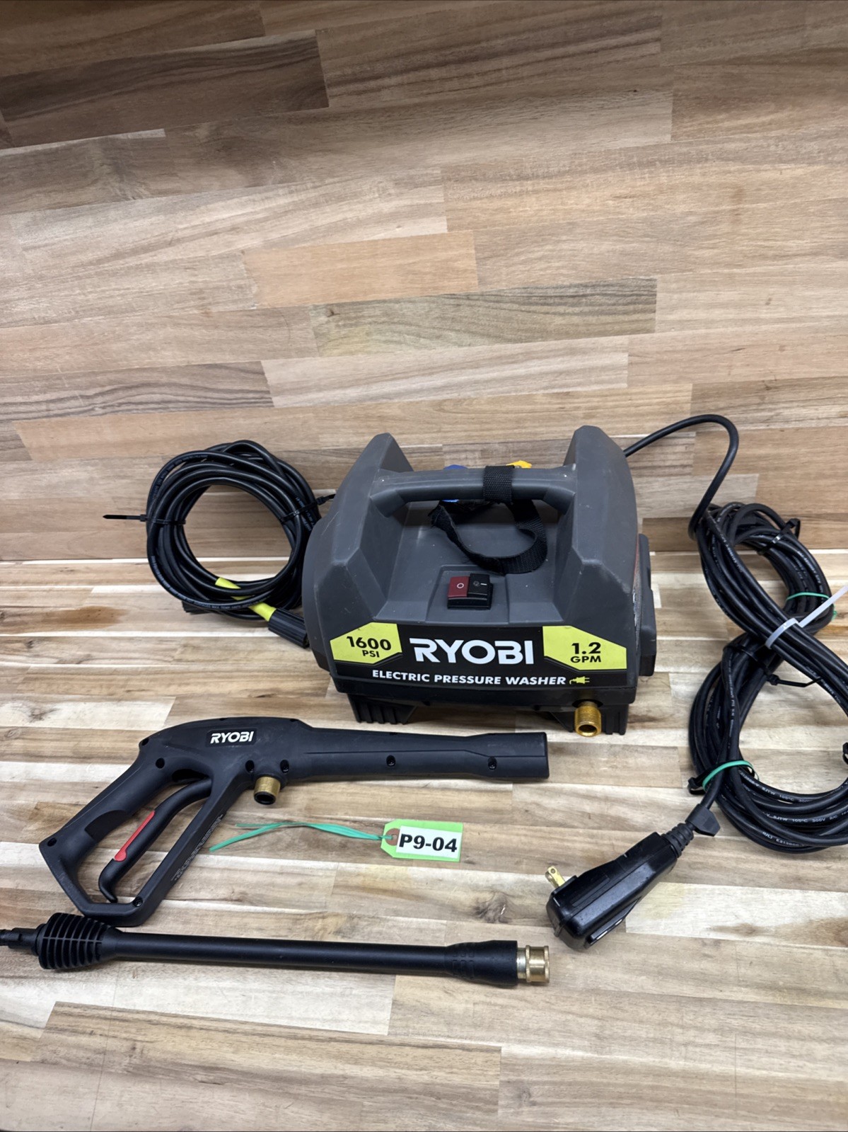 RYOBI 1600 PSI 1.2 GPM Corded Electric Pressure Washer RY141612 – P9-04