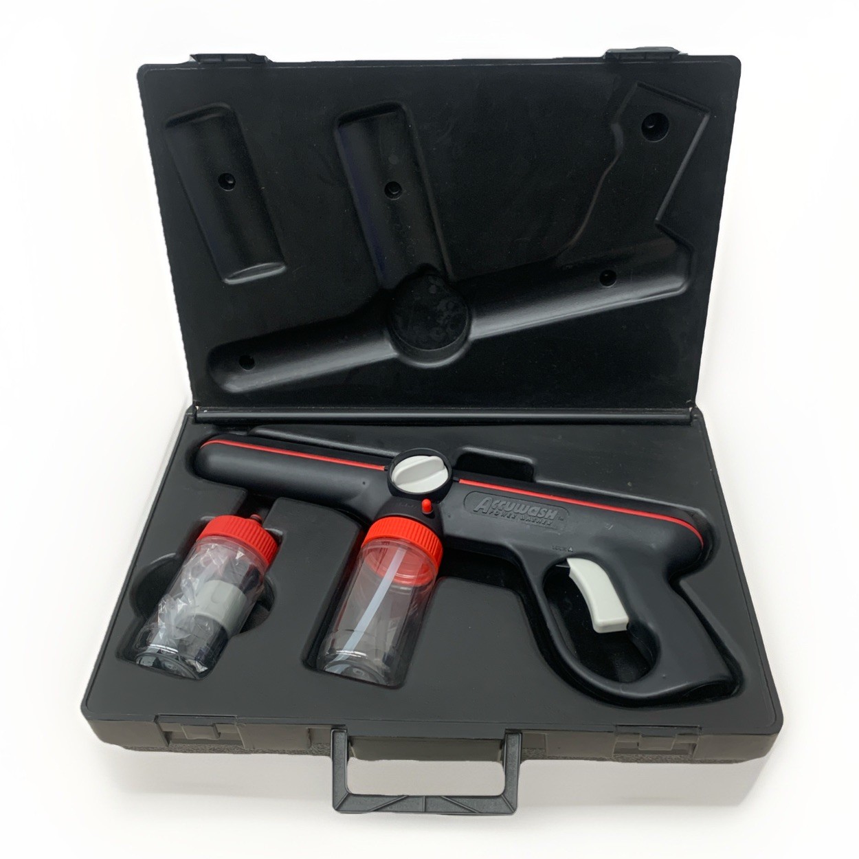 Accuwash Power Washer Car Detailing Spray Gun & 2 Bottles with Case Box Set