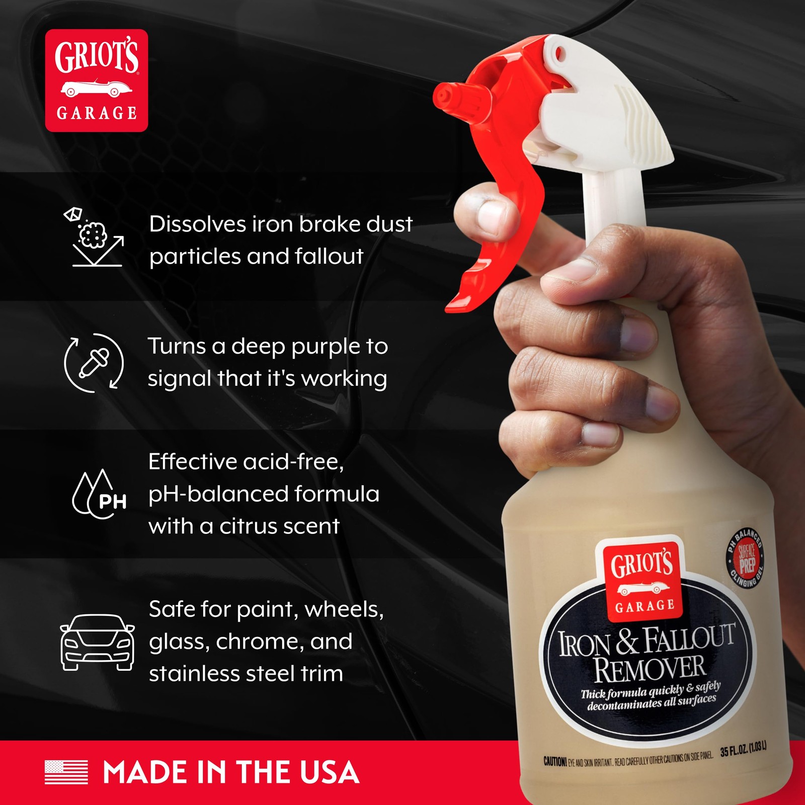 Griot’S Garage Griots Garage Iron And Fallout Remover For Car Detailing And
