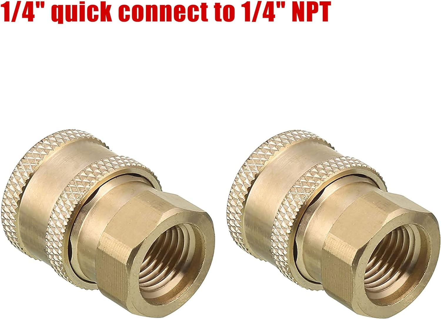 Tool Daily Pressure Washer Coupler, 1/4 Inch Quick Connect