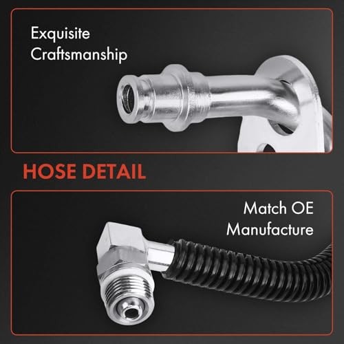 Power Steering Pressure Line Hose Assembly Compatible with Ford Crown
