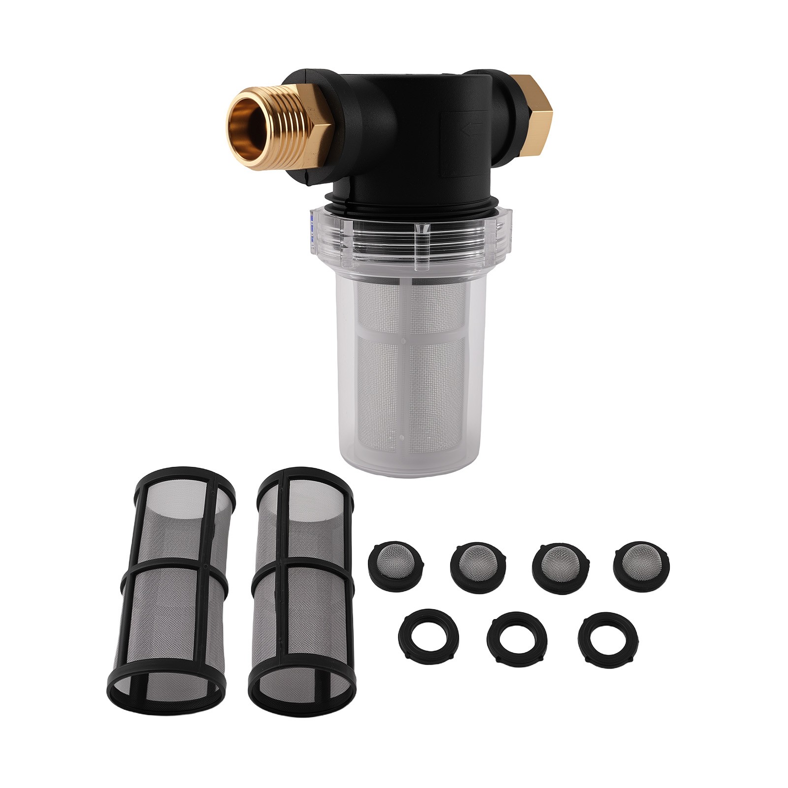3/4″ Pressure Washer Filter Inline Water Hose Thread 100 Mesh Sediment Screen