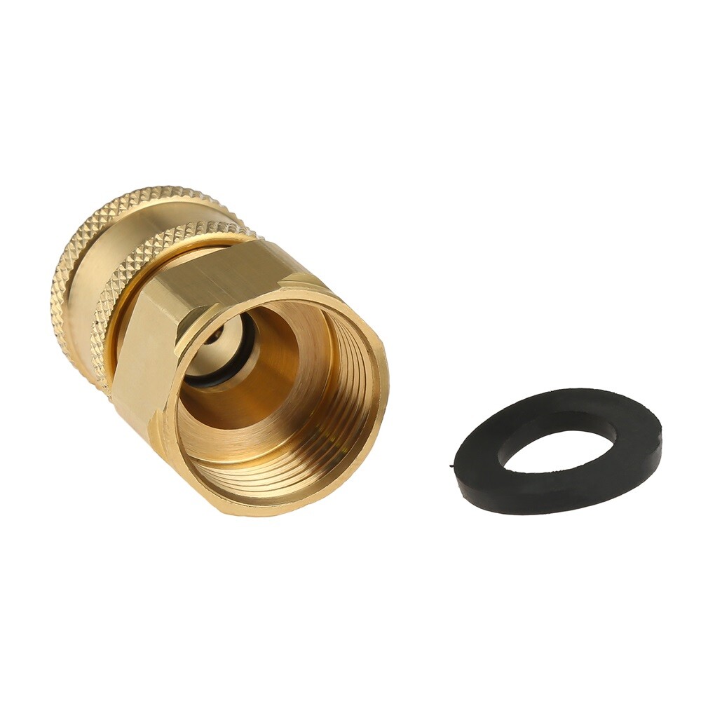 M22 Adapter Copper High Pressure Washer Gun Hose Pipe Quick Connector Convert