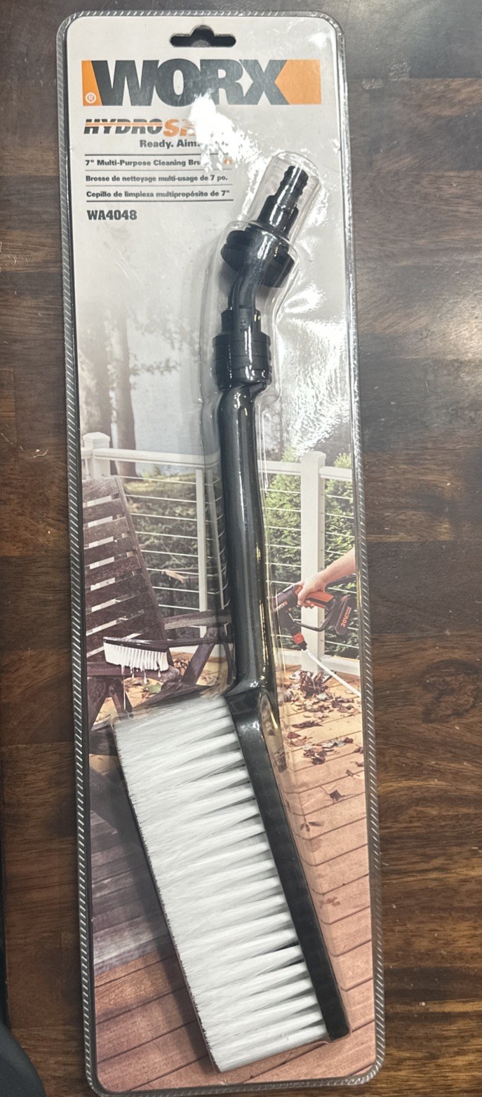WORX WA4048 Hydroshot Accessory Multi-Purpose Cleaning Brush