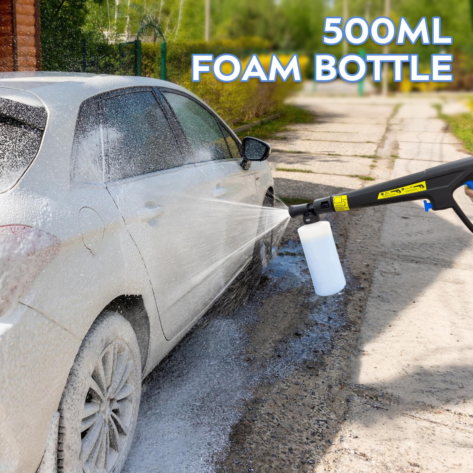 Electric Pressure Washer With 25FT Hose, 4 Nozzles 4800PSI MAX 2.8 GPM