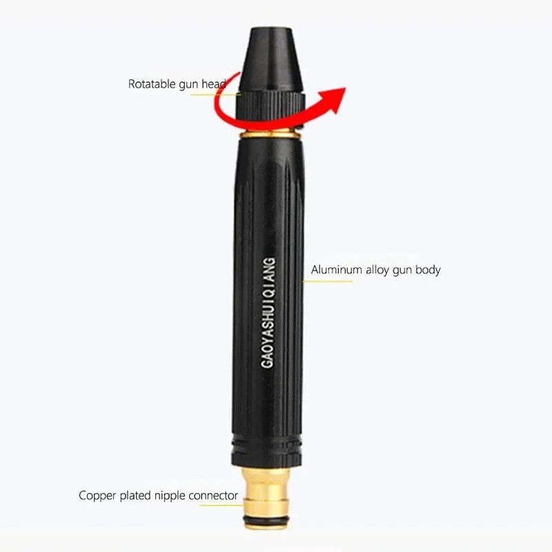 High Pressure Car Wash Water Gun Spray Nozzle Portable Washer for Auto