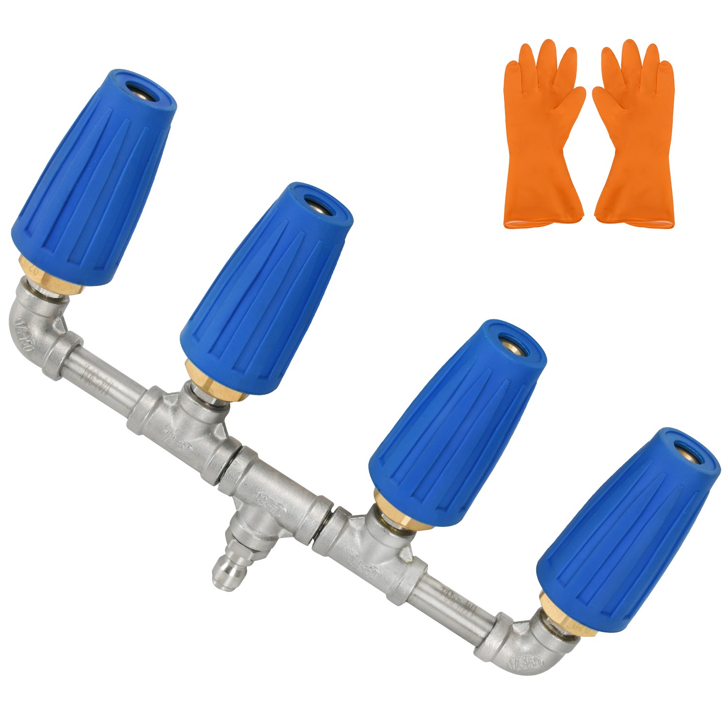 4-in-1 Turbo Nozzle Pressure Washer 4000 PSI 360° Rotating 1/4” Quick Connector