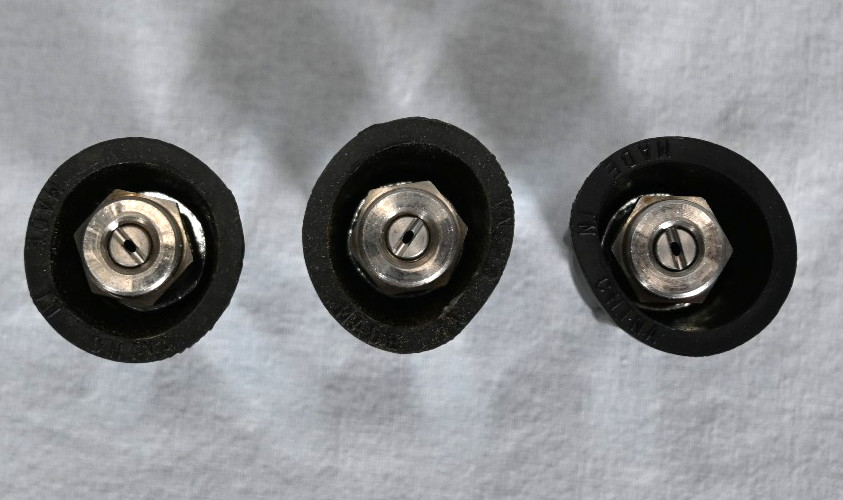 Set of (3) NEW Pressure Washer Nozzles #25050 w/ Protectors 1/4″ Female NPT