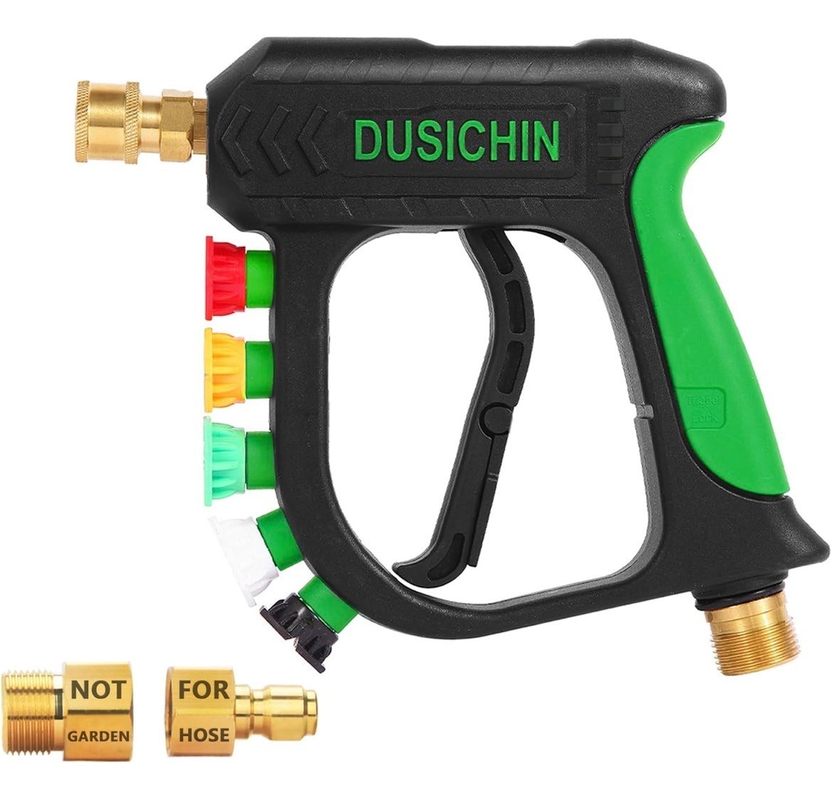 Pressure Washer Trigger Handle 3000 PSI, 1/4″ Quick Connect, M22 14mm/15mm