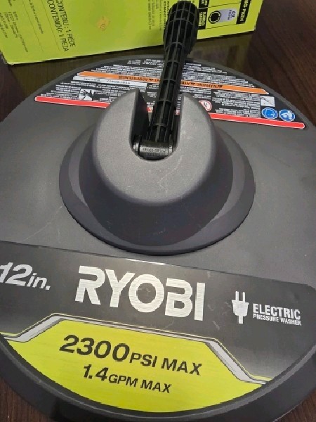 Ryobi 12in 2300 PSI Pressure Washer Surface Cleaner Patio Driveway Concrete