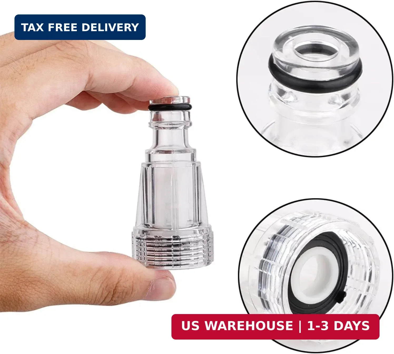3/4 Inch Pressure Washer Garden Hose Adapter,Compatible with PW909103K Replace f
