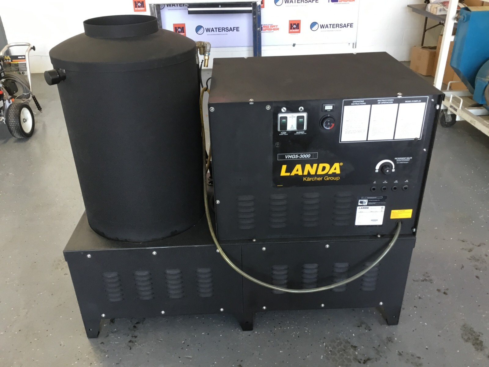 Landa – VHG – Stationary Hot Water – Elec Powered – N/G Heat – Pressure Washer