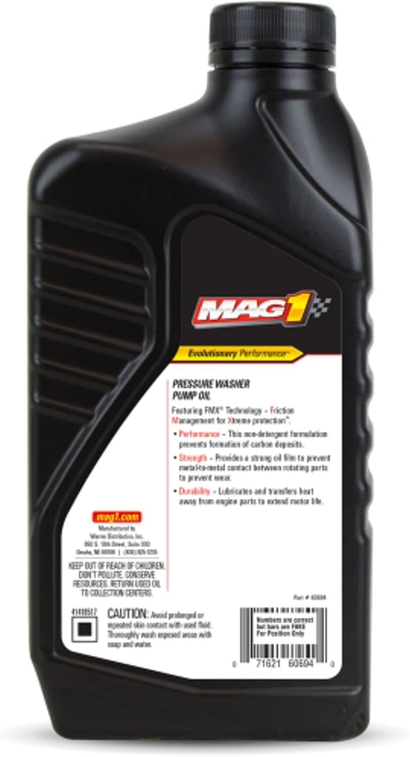 High-Performance 60694 Pressure Washer Pump Oil – 1 Quart for Optimal Service