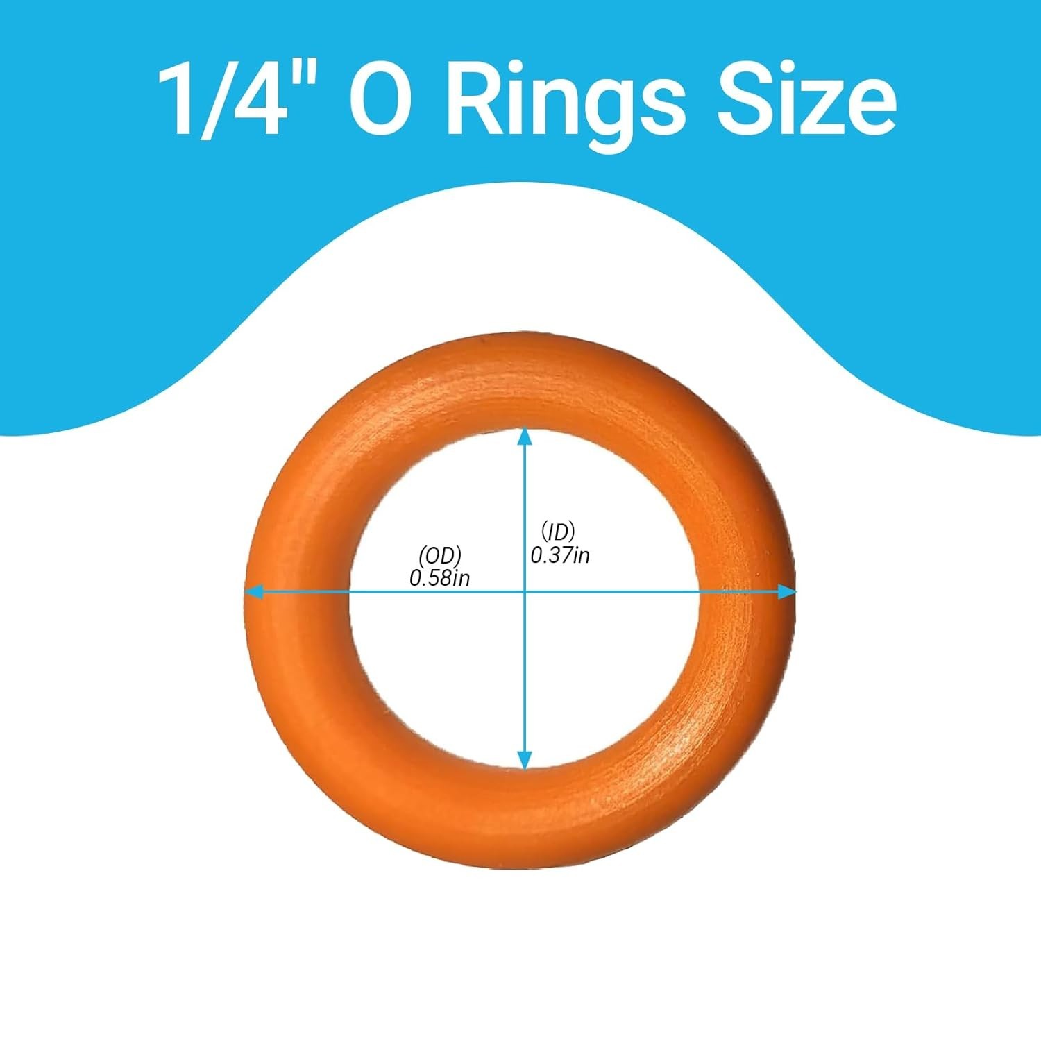 Industrial-Grade 1/4″ O-Rings for Pressure Washers – 100 Pack with Reusable Case