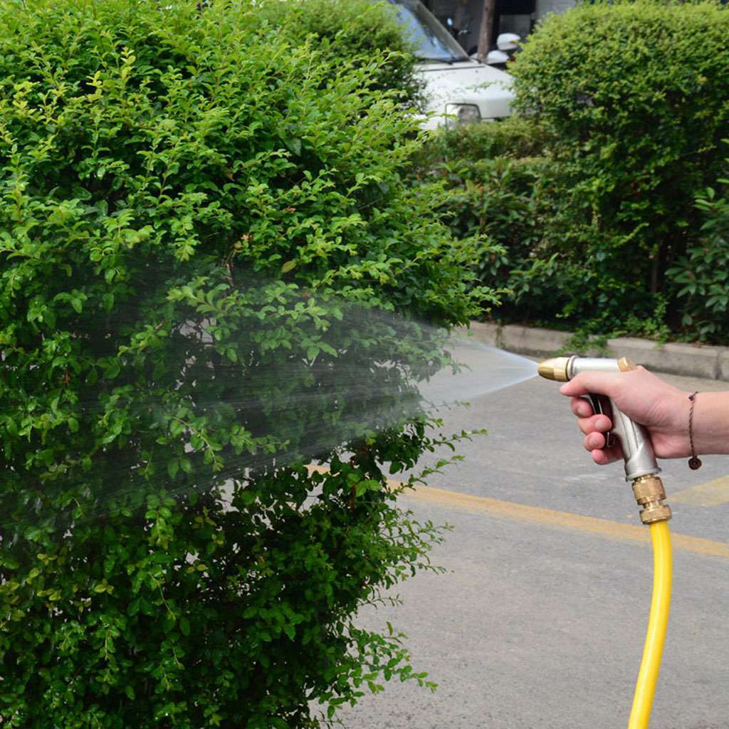 High Pressure Water Spray Gun Metal Brass Nozzle Wash Hose Pipe Car Garden Lawn