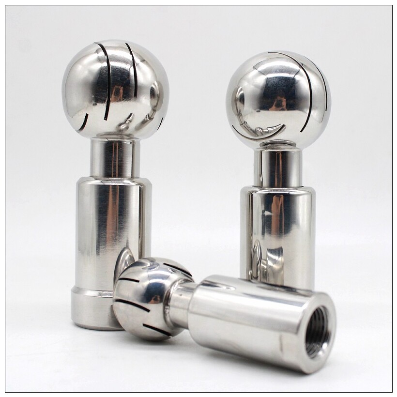 3/8“ 1/2″ 3/4″ 1” 2″ Rotating Tank Washing Nozzle CIP Rotary Spray Ball Cleaning