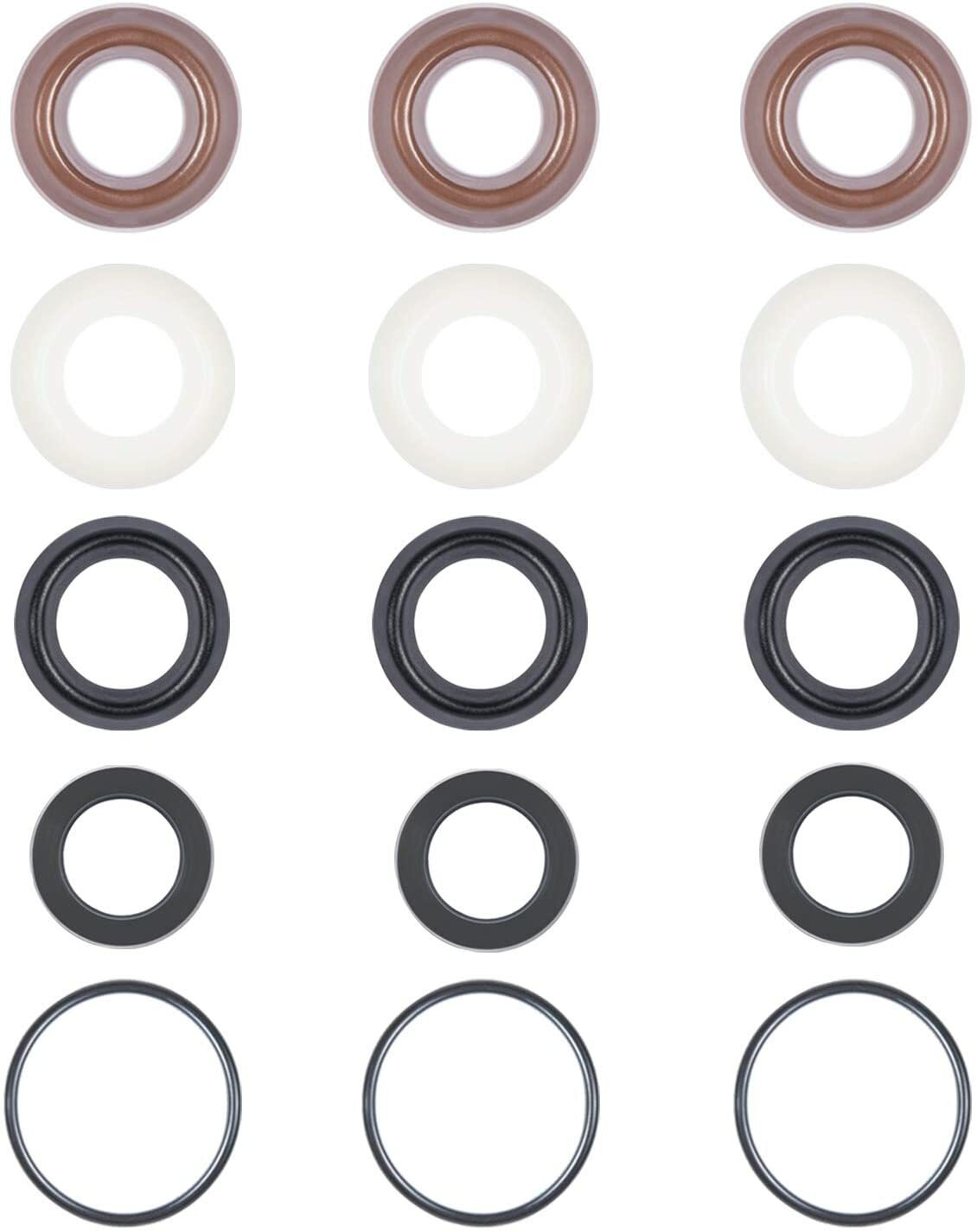 15Pcs 5019006400 Seal Repair Kit For ZWD ZWDK Series 15MM Pressure Washer Pump