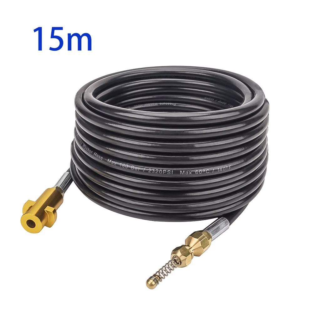 6~20 Meters 2320Psi 160Bar High Pressure Washer Sewer Drain Water Cleaning Hose