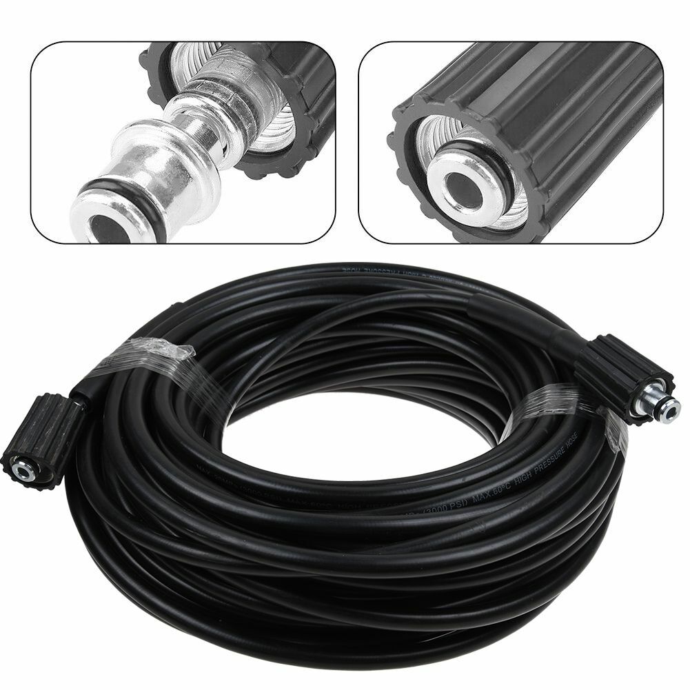 High Pressure Car Power Washer 4000PSI Spray Gun Wand Lance Nozzle Tips Hose Kit