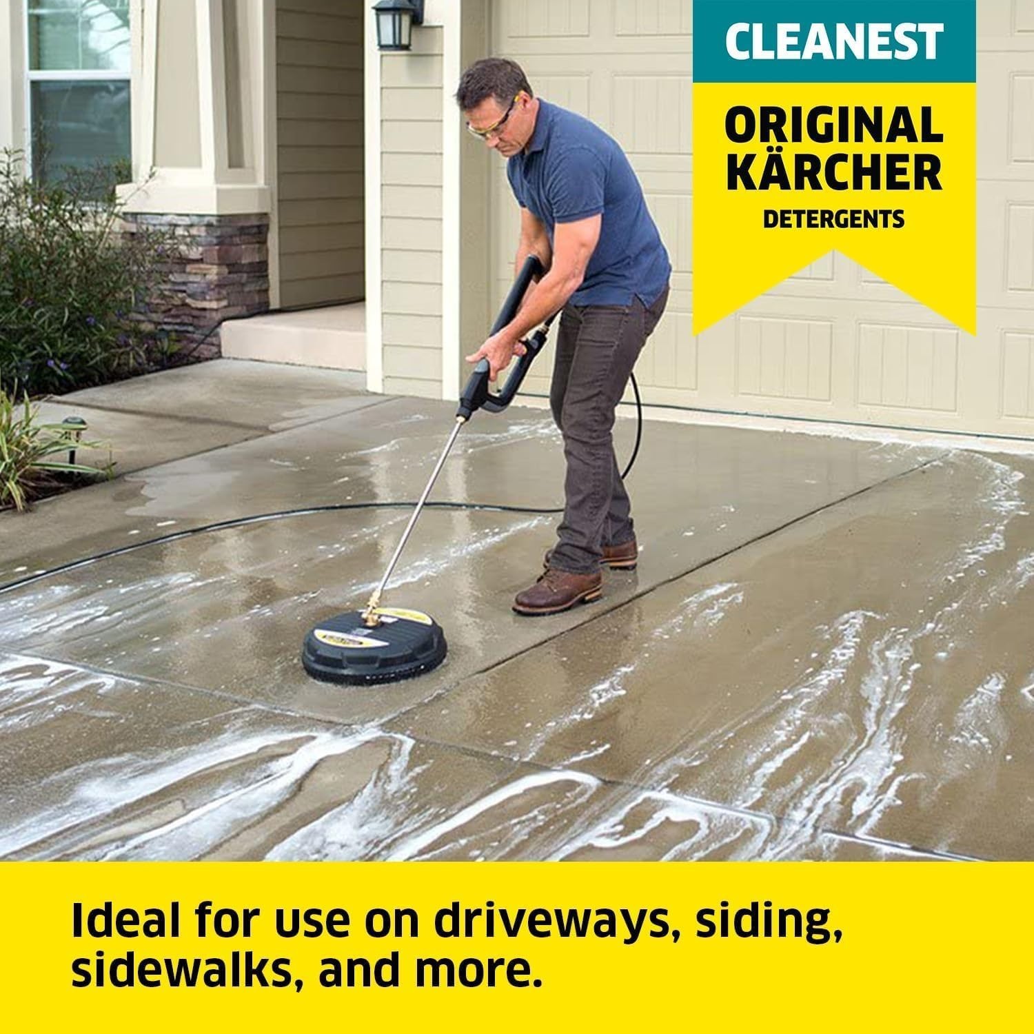 Kärcher Detergent – 128 Fl. Oz. Liquid Cleaner for Eco-Friendly Pressure Washing