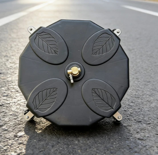 2-Pack 8800lbs Shipping Container Wheels，6×6.5 Lug，Heavy-Duty Container Axles