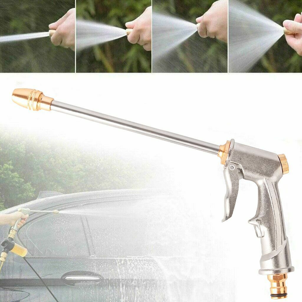High Pressure Power Gun Water Spray Garden Hose Nozzle Car Clean Washer Tool Hot