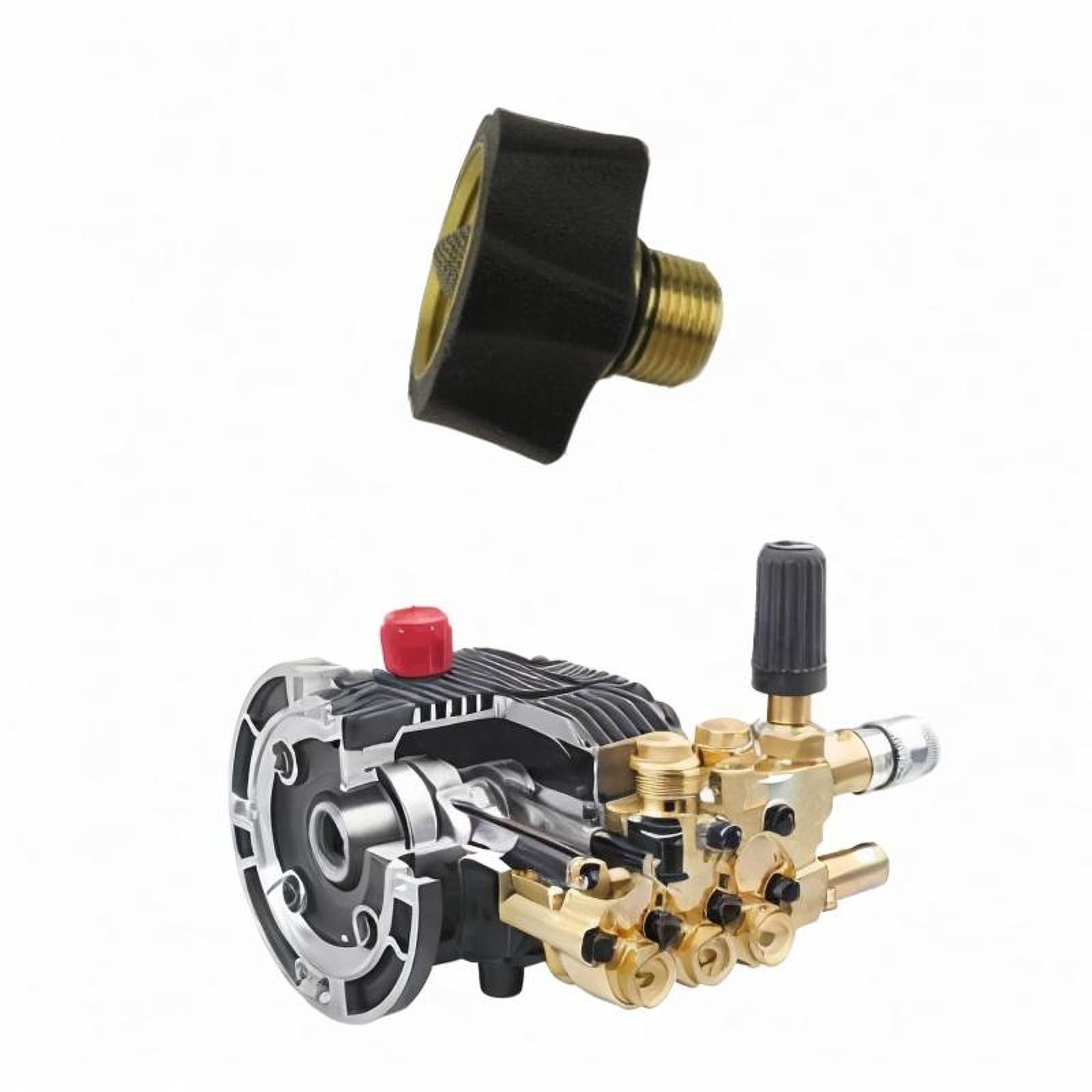 Cleaning Water Inlet Fitting Coupler Sturdy Metal for Pressure Washer Pump