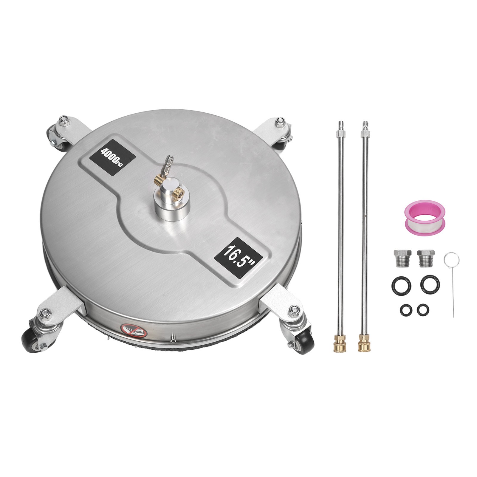 16.5 Inch Pressure Washer Surface Cleaner 4000psi Stainless Steel Power