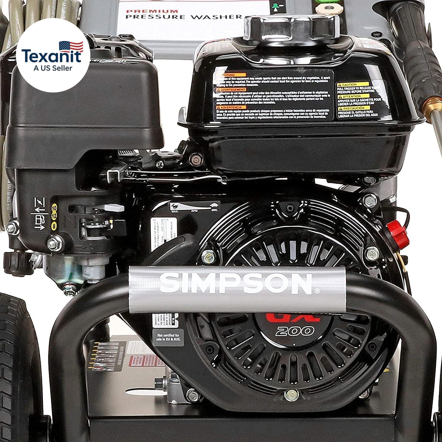 Cleaning PS3228 Powershot 3300 PSI Gas Pressure Washer, 2.5 GPM, Honda GX200 Eng