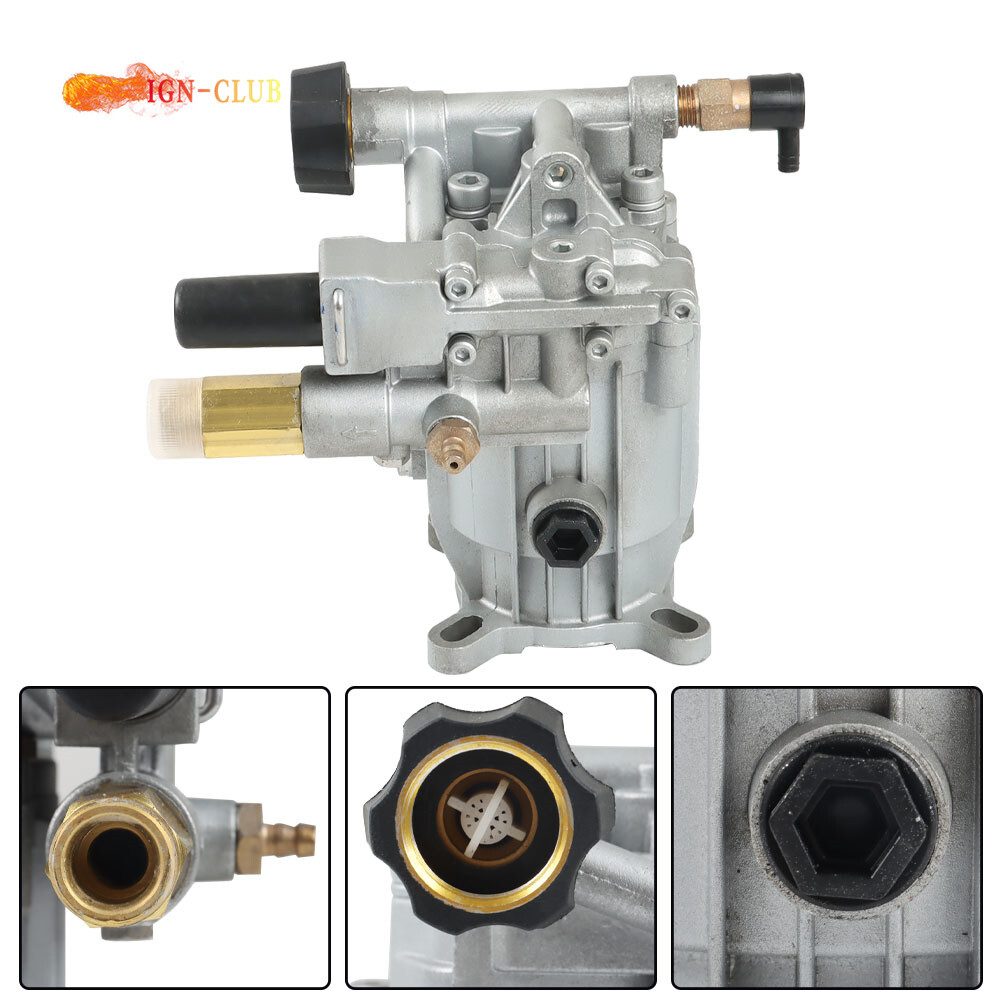 3000 PSI Power Pressure Washer Pump for 3/4″ Shaft Horizontal Washer Pump 2.5GPM