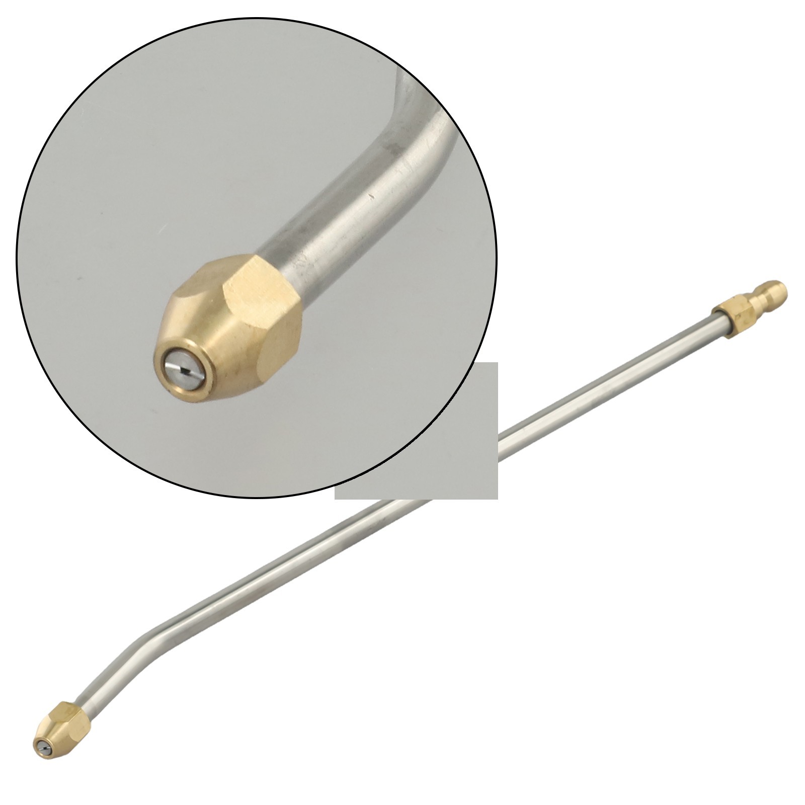 Wash Nozzle Angled Auto Cleaning Tool Quick Connect 5000PSI