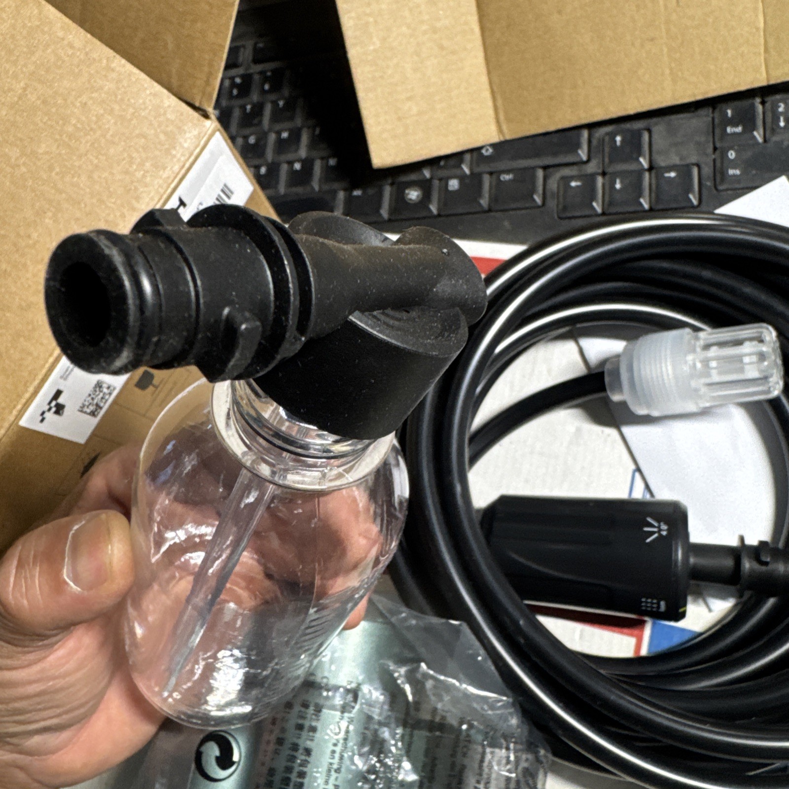 Portable Handheld Cordless Pressure Washer, Lithium Battery Powered