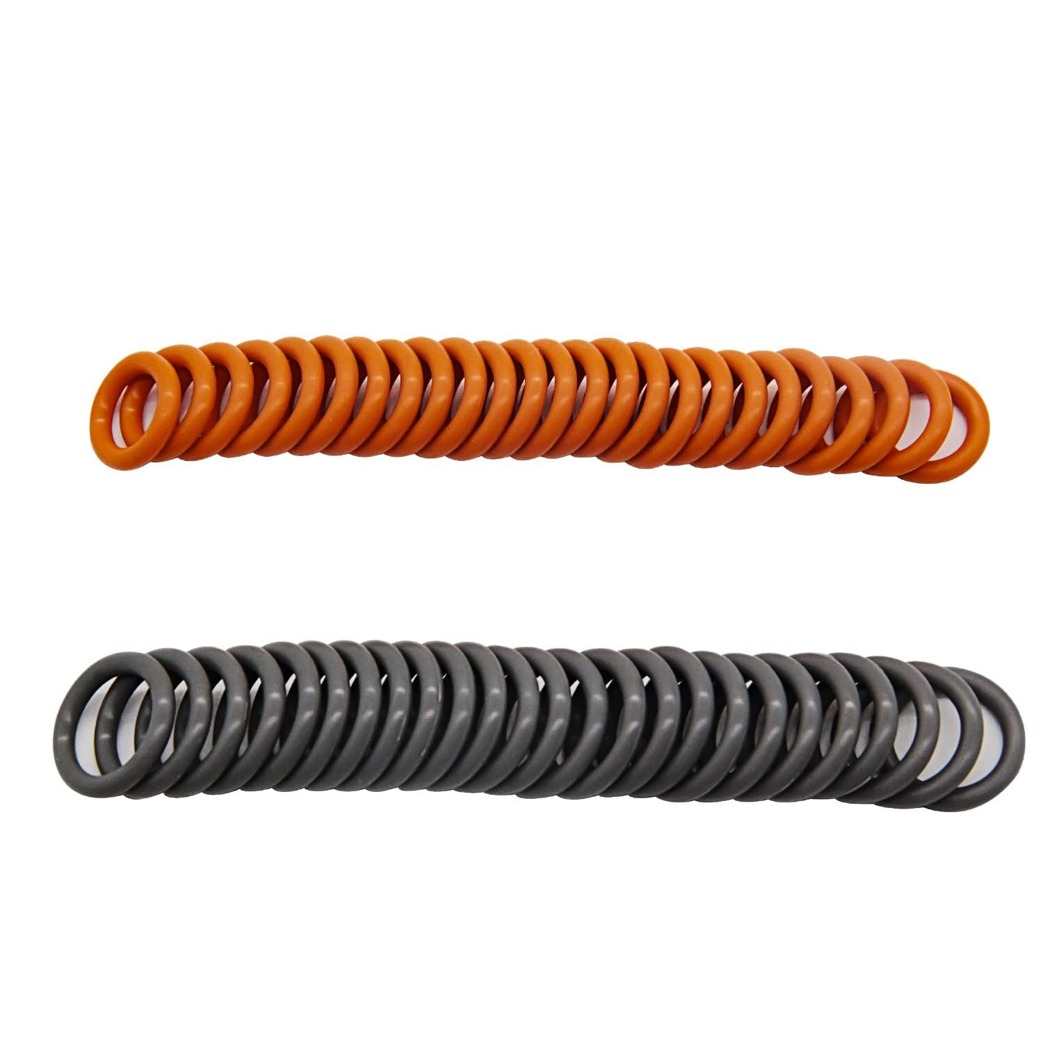 1/4″ 3/8” Pressure Washer Quick Coulper QD Colored O-Rings(25Orange+25Grey) – M
