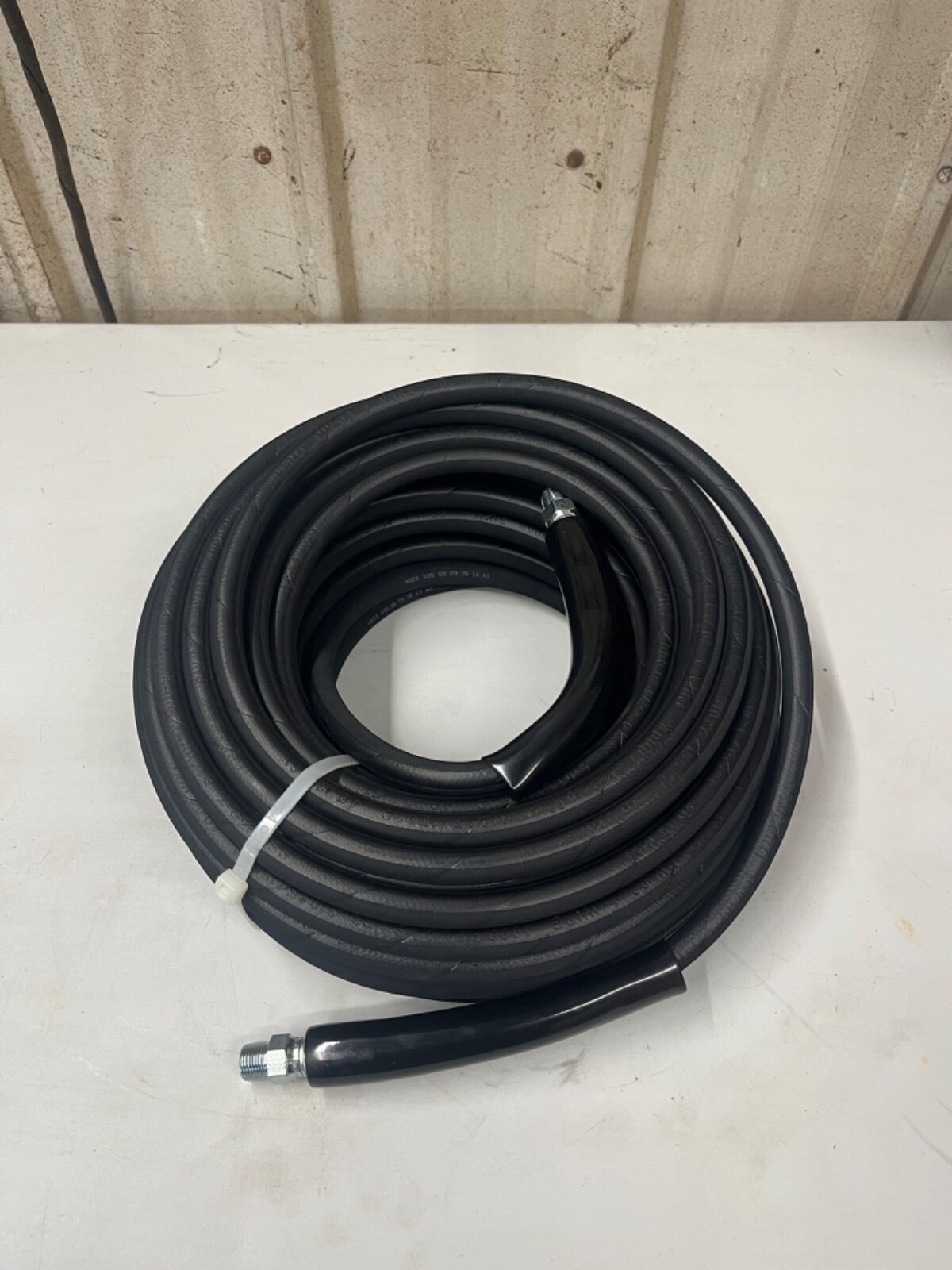 50′ Pressure Washer Hose 4,000psi 1-wire 3/8″MPT Swivel End’s