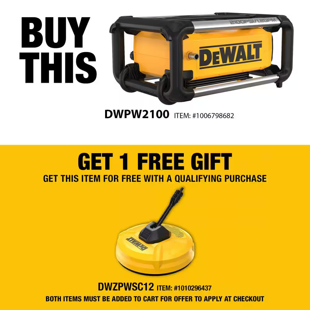 2100 PSI 1.2 GPM 13 Amp Cold Water Electric Pressure Washer with Internal Equipm